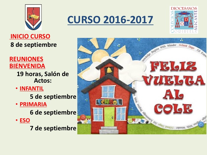 inicio de curso 2016-17